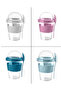 Titiz 600 ml Yogurt & Muesli Container with Spoon - Portable Bowl - White - 4