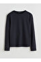 Lcw Modest Black Crew Neck Women's Bodysuit - 6