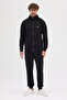 Compact Cotton Comfort Fit Men's Hooded Tracksuit Set Dawrazz-3042 - 4