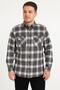 Cashmere Plus Size Classic Double Pocket Men's Shirt - 7394