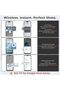Wireless Selfie Monitor Screen for iPhone & Android, 1800mAh Magnetic Phone Vlog Selfie Screen with - 5