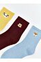 Vizyon New Season Printed Women's Socks 3-Piece Set - 2