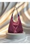 Suede Women's Arm and Shoulder Bag