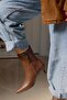 Kiss Pointed Toe Kitten Heel Zippered Women's Boots Bootie - 5