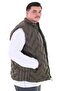 Men's Large Size Stand Collar Slim Fit Vest Suitable for 105 Kilos-142 Kilos - 4