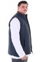 Stand-Up Collar Seasonal Quilted Vest Suitable for Men's Plus Size between 120 Kilos-158 Kilos - 7