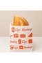 50 Pieces French Fries Chips Toast Sandwich Hamburger Paper Bag (16X12.5 cm) - 4