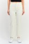 Women Regular Fit High Waist Plain Cropped Dress Pants, Beige