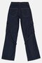 Women Regular Fit Solid Stretchable Cargo Jeans, Blue - 3