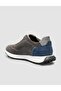 Renasen 100% Genuine Leather Gray Suede Mixed Men's Sports Shoes - 5