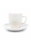 The Light You Light Will Never Go Out! Cream Turkish Coffee Cup - Gift Ceramic Turkish Coffee Cup - 2