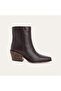 Genuine Leather Short Heel Boots - 2