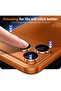 Apple iPhone 17 Pro Compatible Camera Lens Protector Full Coverage Protective Glass with Metal Frame - 3