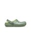 Classic Lined Clog Kids Children's Green Slippers 207010-308