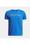 Boy's Ua Logo Wordmark T-Shirt 1389963-402