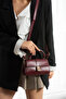 Burgundy Women's Daily Stylish Mini Hand and Shoulder Bag - 2