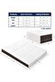 4 Inch Tri Folding Mattress Full Size with Storage Bag, Foldable Memory Foam Topper Po - 2