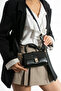 Black Women's Daily Stylish Mini Hand and Shoulder Bag - 3