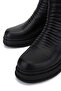 Women's Genuine Leather Black Leather Casual Boots - 4