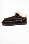 Darel Brown Suede Genuine Leather Stitched Fur Women's Short Boots - 4