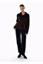 Straight Leg Denim Pants Anthracite - 4