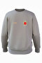 Turkish and Turkey Bozkurt Printed Göktürkçe Turkish Script Printed Regular Fit 3 Thread 100% Cotton Sweatshirt
