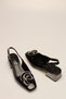 BLACK RUGAN STONE WOMEN'S HEELS - 3