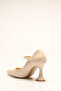 Skin Wrinkled Patent Leather Women's Heels - 4