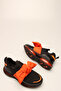 Es Black-Orange Stretch Women's Sportswear - 4