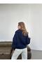 Dgn's Turn-Up Collar Women's Knitwear Cardigan-Jacket - 5