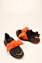 Es Black-Orange Stretch Women's Sportswear - 3