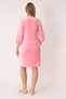 Women's Bamboo Cotton Velvet Zippered Winter Dress / Pink 3491 - 7