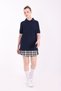 Unisex Adult Polo Neck School T-Shirt Basic Short Sleeve School T-Shirt 100% Cotton S-2Xl Navy Blue - 4