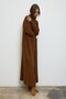 Slit Knitwear Tunic Brown