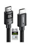 كابل نقل الصور HDMI بدقة 8K، 2 متر، 40180