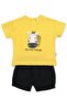 Tencl Shorts 2-Piece Set (Bobby and Me) Yellow