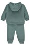 Two Strands Hooded Cardigan 2-Piece Set (Magic Star) Green - 3