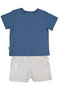 Two Strap Shorts 2-Piece Set (Free Spirit) Gray Melange - 2