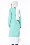 Sports Long Tunic 19022-03 Dark Mint Green - 3