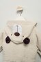 4-Piece Baby Bathrobe Set with Teddy Bear Detail and Boxed Slippers - 2