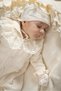 Daisy Triko 5-Piece Organic Hospital Discharge Set Daisy Floral 100% Cotton Newborn Baby Girl - 5