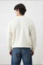 Men's Oversized Crew Neck Bear Embroidered Thessaloniki Woven Long Sleeve Winter Knitwear Sweater High Quality - 4