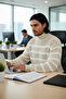 Unisex Oversize Thick Turtleneck Striped Knit Sweater Offers Comfortable Elegance for Winter Days - 3