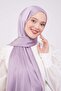 Brilliant Shawl with Stone Stripes on the Sides in Violet - 3