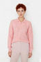 Women's Oversize Hair Knit Polo Neck Sweater Low Long Sleeve Winter Casual Basic Chic Quality - 2