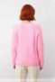 Women's Regular Fit V-Neck Ribbed Raglan Sleeve Knitwear Sweater Modern and Comfortable Wear in Winter - 4