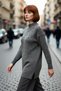 Women's Metal Pearl Detailed Crew Neck Low Sleeve Regular Fit Knitwear Sweater for Your Winter Outfits