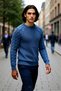 Unisex Casual Regular Fit Crew Neck Hair Knit Patterned Thick Knitwear Sweater Ideal for Winter Outfits