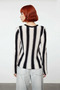 Women's Crew Neck Color Block Slim Knitwear Long Sleeve Cotton Polyester Blend Casual Sweater - 4