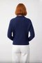 Women's Regular Fit Hair Braided Polo Neck Knitwear Sweater Is an Indispensable Ideal Choice for Winter Outfits - 4